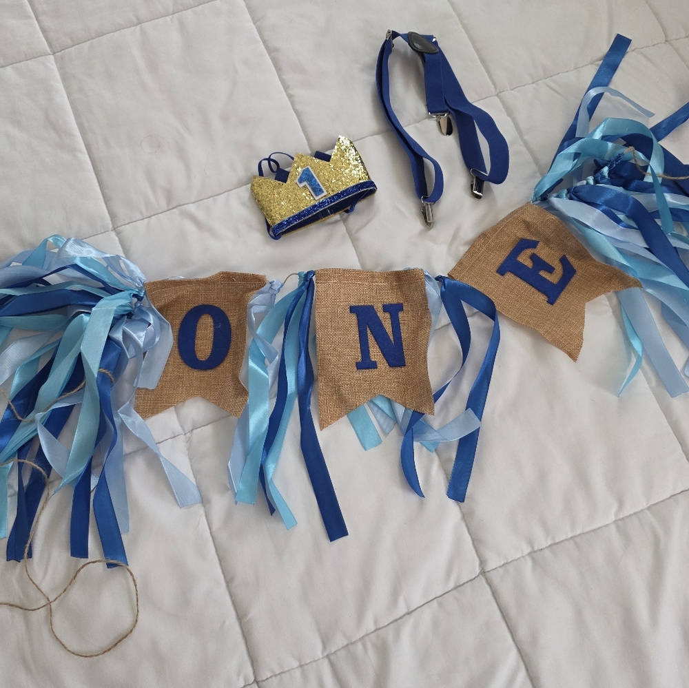 3 Pc First Birthday Set